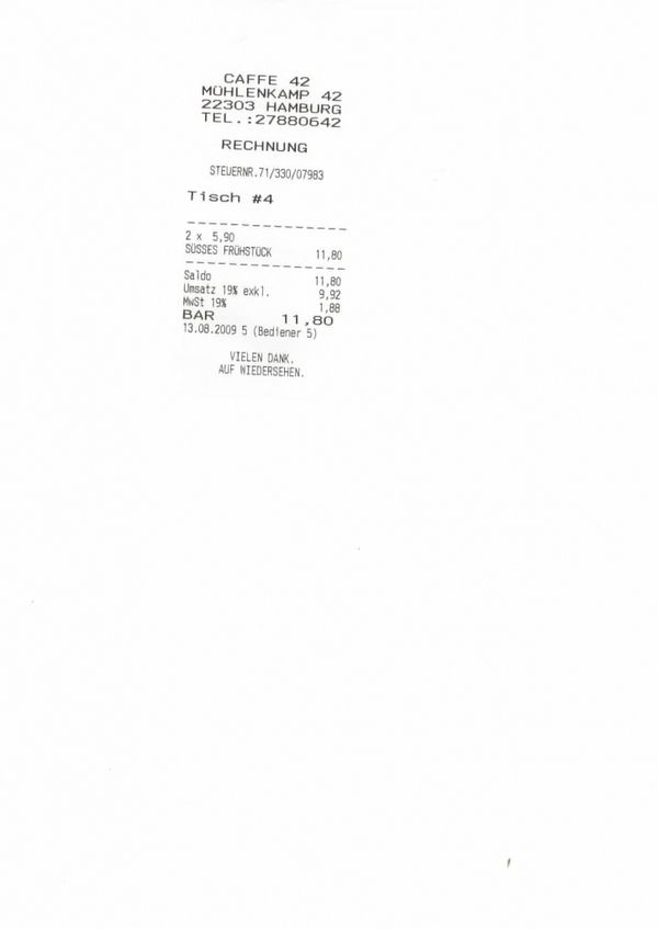 Bilder Restaurant Caffe 42