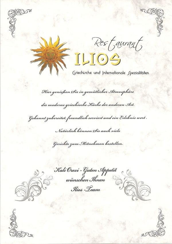 Bilder Restaurant Ilios