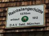 Bilder Reintalangerhütte