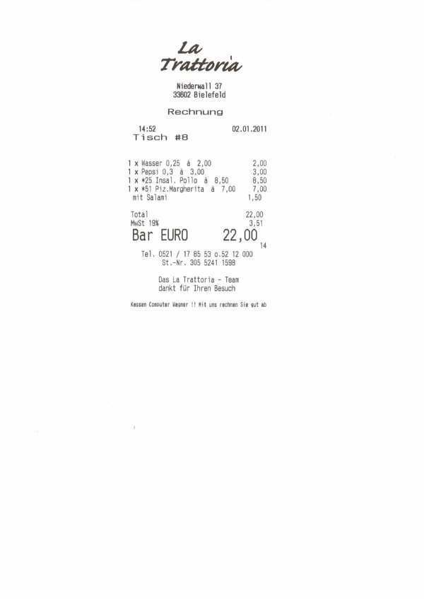 Bilder Restaurant La Trattoria