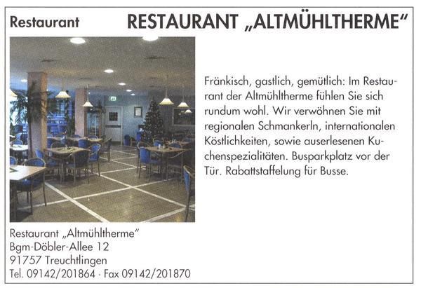 Bilder Restaurant Altmühltherme Restaurant-Cafeteria