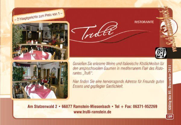 Bilder Restaurant Trulli Ristorante - Pizzaria
