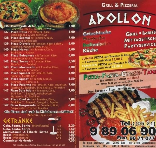 Bilder Restaurant Apollon Grill & Pizzeria
