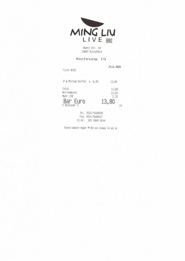 Bilder Restaurant Ming Liu Live BBQ