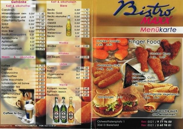 Bilder Restaurant Bistro Maxx