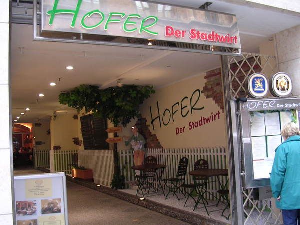 Bilder Restaurant Hofer der Stadtwirt