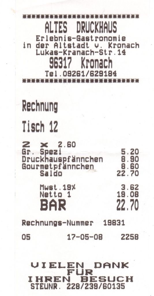 Bilder Restaurant Altes Druckhaus \