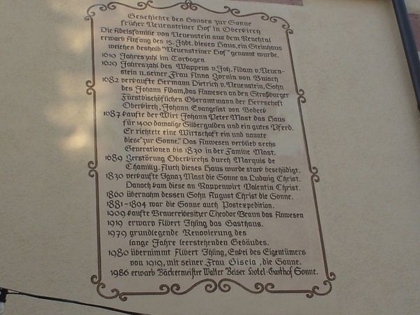 Bilder Restaurant Zur Sonne Badische Küche