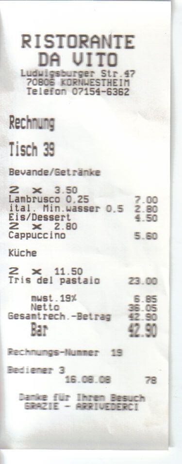 Bilder Restaurant Ristorante da Vito