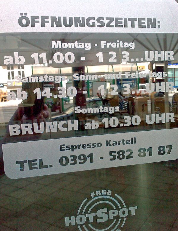 Bilder Restaurant Espresso Kartell