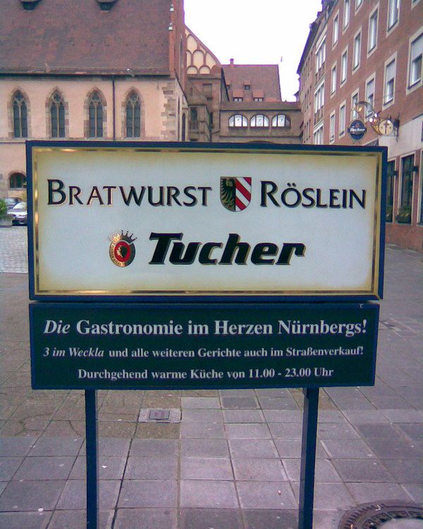 Bilder Restaurant Bratwurst Röslein