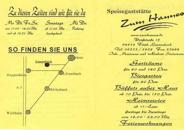 Bilder Restaurant Zum Hannes Gasthaus