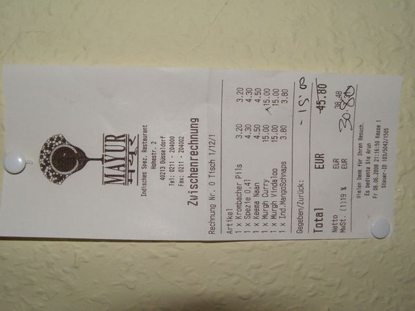 Bilder Restaurant Mayur