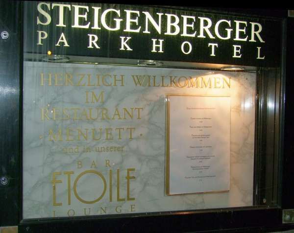 Bilder Restaurant Menuett im Steigenberger Parkhotel