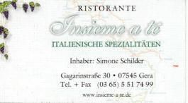 Bilder Restaurant Ristorante Insieme a te - Italienische Spezialitäten